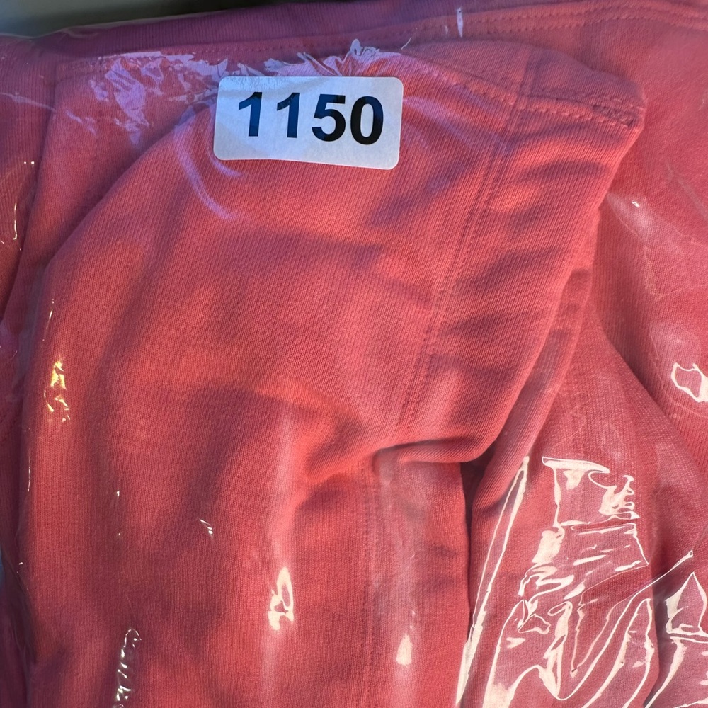 NWT Champion Powerblend Coral Drawstring Hooded Sweatshirt Womens Unisex Size XS - Picture 7 of 7
